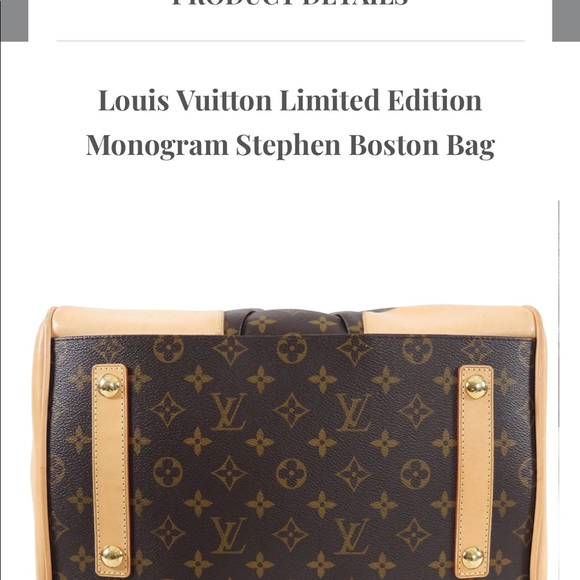 Louis Vuitton Limited Edition Monogram Stephen Boston Bag with Lucite Strap - Picture 3 of 14